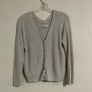 Barefoot Dreams Gray Cardigan Sweater
